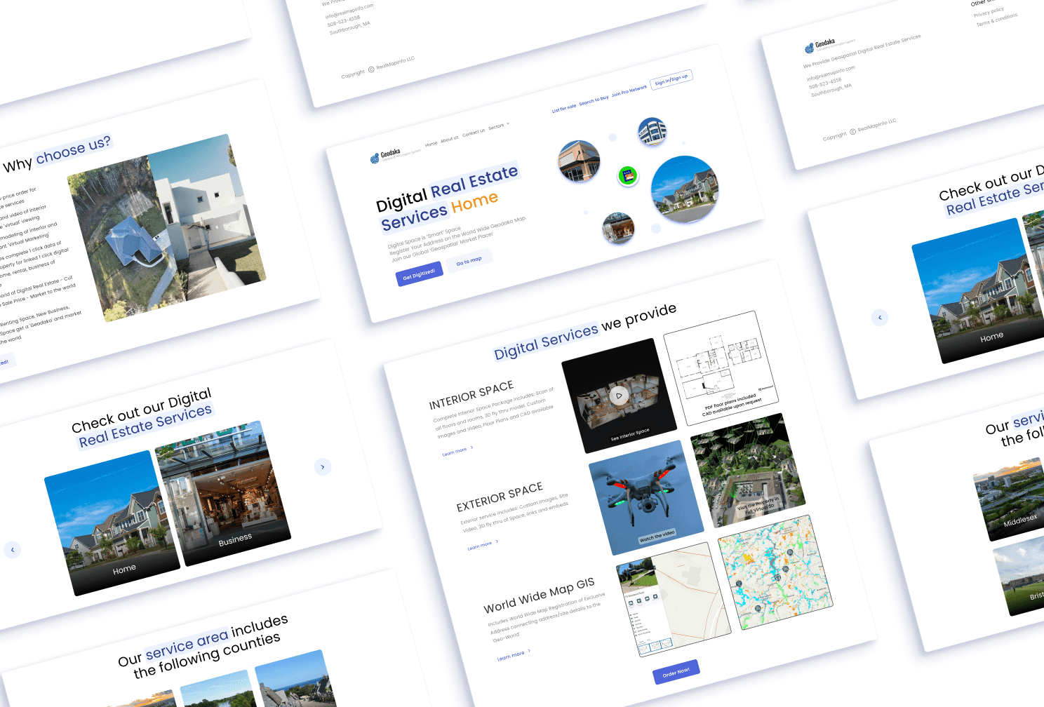 Geodaka Homepage Redesign Hero Mockup Image