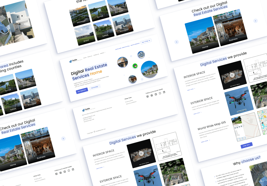 Geodaka Homepage Redesign Mockup Image